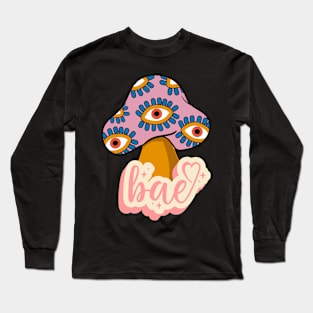 Retro mushroom Long Sleeve T-Shirt